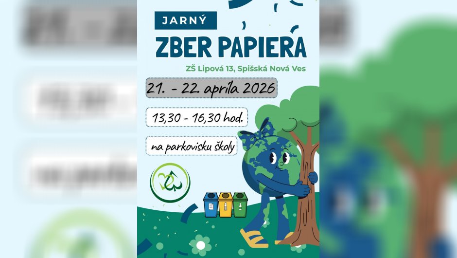 Jarný zber papiera
