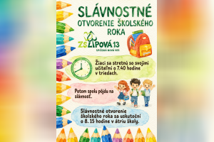 Slávnostné otvorenie školského roka 2026/2027
