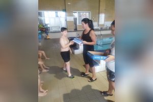 Plavecký výcvik šiestakov