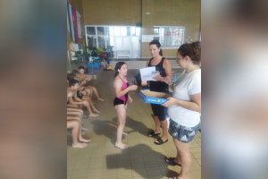 Plavecký výcvik šiestakov