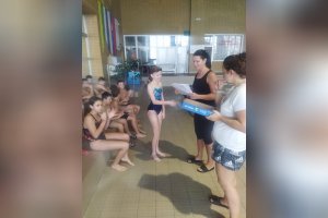 Plavecký výcvik šiestakov